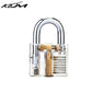 KLOM Transparent Visible Padlock Practice Lock - UHS Hardware