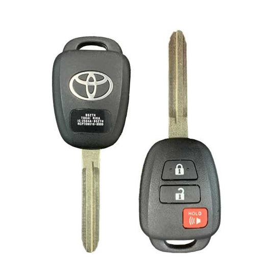 2015 Toyota Yaris  / 3-Button Remote Head Key / PN: 2854A-B52TH (H CHIP) (CANADA) (OEM Refurb) - UHS Hardware