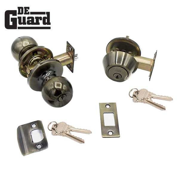 Premium Combo Lockset - Antique Bronze - Entrance - Grade 3 - SC1 - UHS Hardware