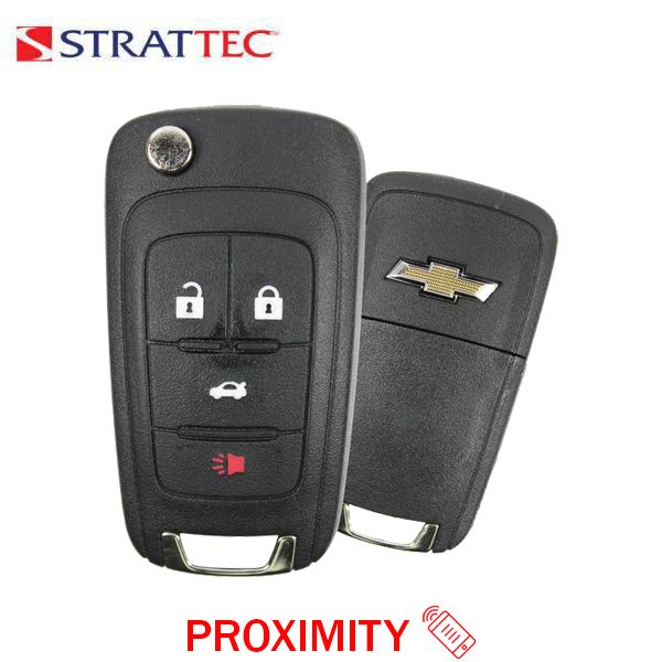 2015-2018 Chevrolet Cruze / 4-Button Flip Key / PN: 5921872 / OHT05918179 / HU100 / PEPS (Strattec) - UHS Hardware