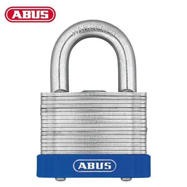 Abus - 41/45 B - Eterna Laminated Steel Padlock Blue Bumper - 1-59/64" Width - UHS Hardware