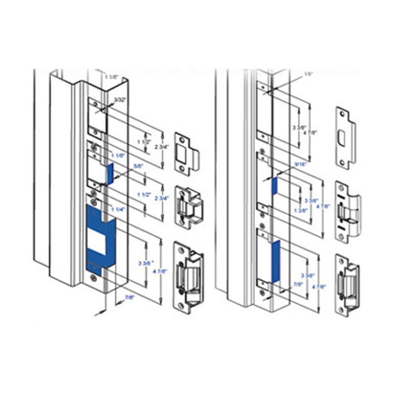 Trine - 323478LC - Enhanced ANSI Electric Strike Kit - Grade 1 - UHS Hardware