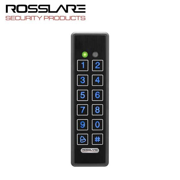 Rosslare - AYCE60B -  Ultra Slim Piezo Mullion GoProx & Pin Reader - Convertible - Black - UHS Hardware
