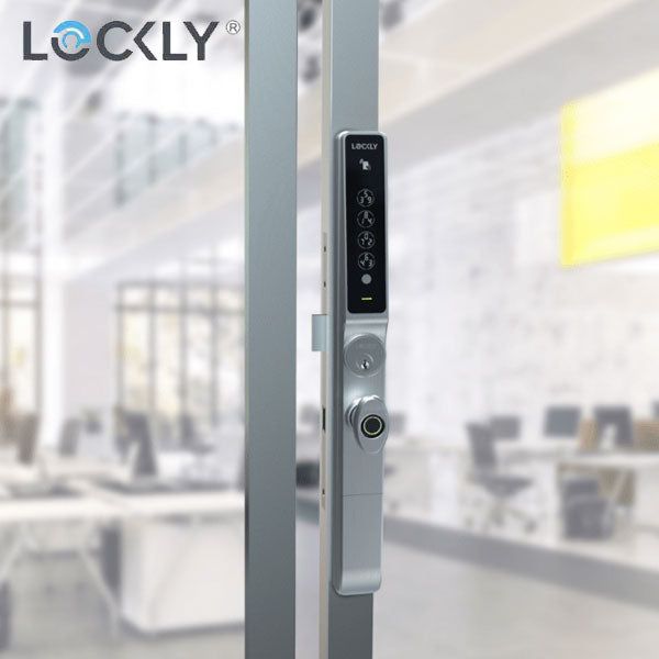 Lockly Pro - PGD238TWS - Defender Biometric Electronic Mortise Thumb Turn Set - RFID - Fingerprint Reader - Wifi - Bluetooth - Stainless Steel - (PREORDER) - UHS Hardware