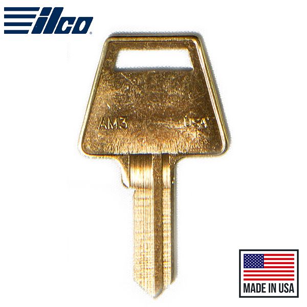 AM3-BR AMERICAN Key Blank - 5 Pin or Disc - ILCO - UHS Hardware