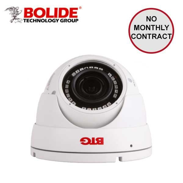 Bolide - N1509 - IP / 5MP / Eyeball Camera / Vari-Focal / 2.8-12mm Lens  / IP66 / 20-35m IR / DC12V PoE / White Finish - UHS Hardware