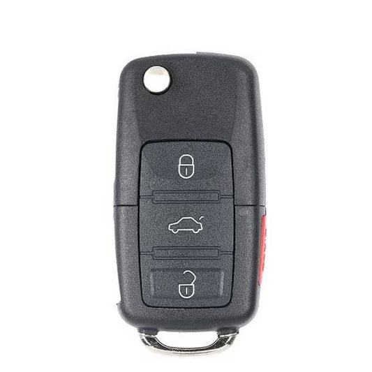 1998-2002 Volkswagen / 3-Button Flip Key / PN: NBG8137T / IJ0-959-753-F (AFTERMARKET) - UHS Hardware