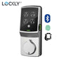 Lockly - PGD728FSN - Secure PLUS Biometric Electronic Deadbolt - Fingerprint Reader - Bluetooth - Satin Nickel - UHS Hardware