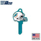 ILCO - NFL TeamKeys - Helmet Edition - Key Blank - Miami Dolphins - KW1 (5 Pack) - UHS Hardware