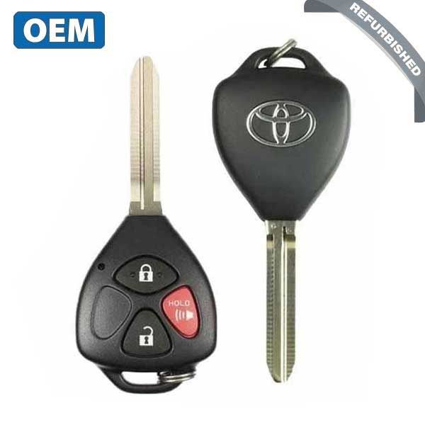 2006-2013 Toyota RAV4 Yaris  / 3-Button Remote Head Key/ PN: 89070-42660 / HYQ12BBY / BDC (OEM Refurb) - UHS Hardware