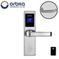 Orbita - E4031A - Mortise Hotel Lock - RFID - LCD Screen - Optional Lever Style - 6 VDC - Optional Finish - Grade 2 - Hotel Door Locks - UHS Hardware