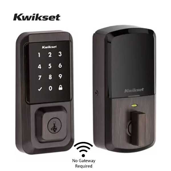 Kwikset - Halo 939 - Electronic Touchscreen Deadbolt - WiFi - SmartKey Technology - 11P - Venetian Bronze - UHS Hardware