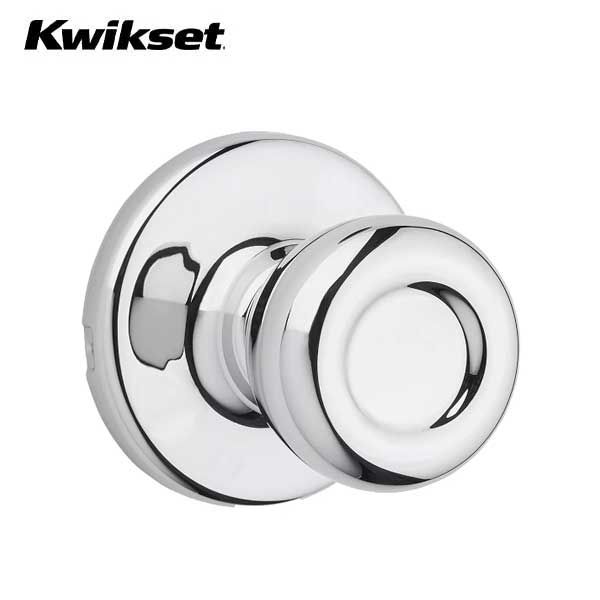 Kwikset - 200T - Tylo Knob - Round Rose - Passage - 26 - Polished Chrome - Grade 3 - UHS Hardware