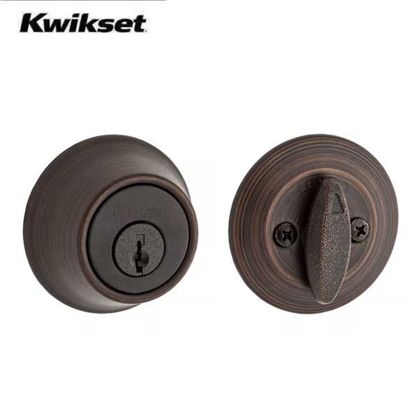 Kwikset - 660 - Residential Deadbolt - Single Cylinder  - Venetian Bronze - Grade 3 - UHS Hardware