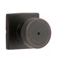 730PSK - Pismo Knob - Square Rose - Privacy - 11P - Venetian Bronze - UHS Hardware