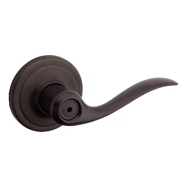 Kwikset -  730TNL - Tustin Lever - Round Rose - Privacy - 11P - Venetian Bronze - Grade 2 - UHS Hardware