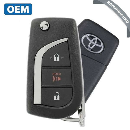 2019-2021 Toyota RAV4 / 3-Buton Remote Flip Key / PN: 89070-0R300 / GQ4-73T (H Chip) (OEM) - UHS Hardware