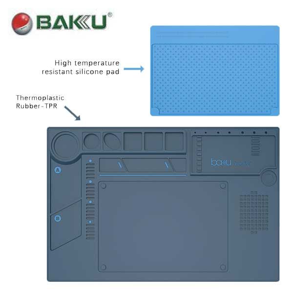 BAKU - BA695 - Silicone Heat Resistant Soldering Pad - UHS Hardware