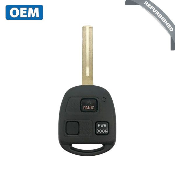 2004-2009 Lexus / 3-Button Remote Head Key / 89070-48821 / HYQ12BBT (OEM Refurb) - UHS Hardware