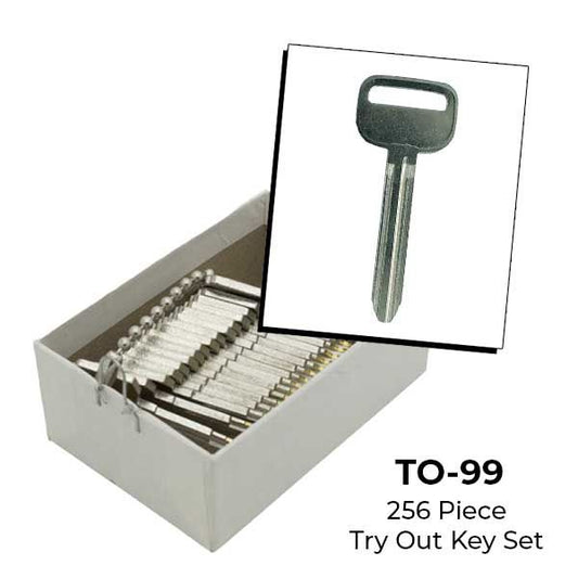 AeroLock - TO-99 - Toyota - All Locks Try-Out Key Set - TR47 - 256 Keys - UHS Hardware