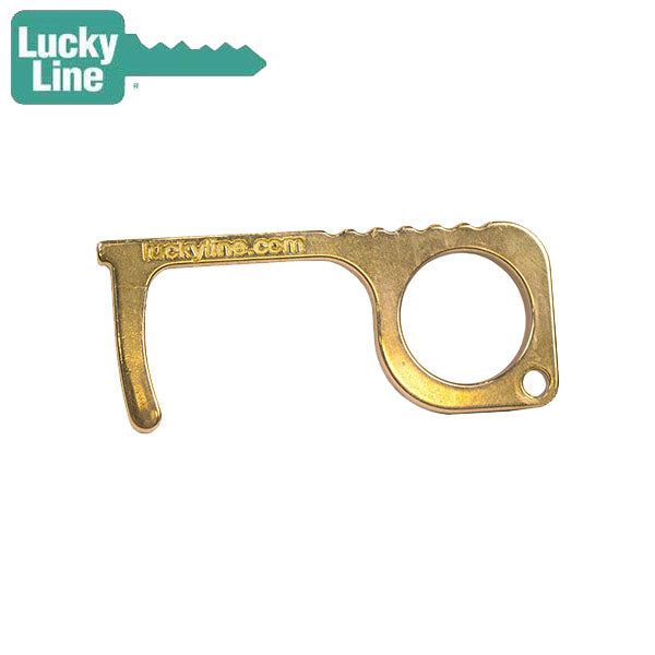 LuckyLine - 48201 - Touchless Door Opener - Brass - 1 Pack - UHS Hardware