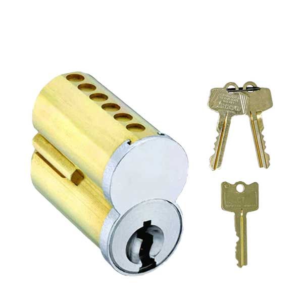 Arrow - Small Format IC Core Cylinder - 6 Pins - Combinated - Keyed w/ Control Key - Satin Chrome - UHS Hardware