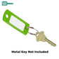 LuckyLine - 16975 - Key Tag with Ring - Assorted Colors - 75 Pack - UHS Hardware