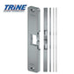 Trine - 4850 - 1/2″ Surface Mounted Electric Strike for Rim Panic Devices - Satin Stainless Steel - Grade 1 - UHS Hardware