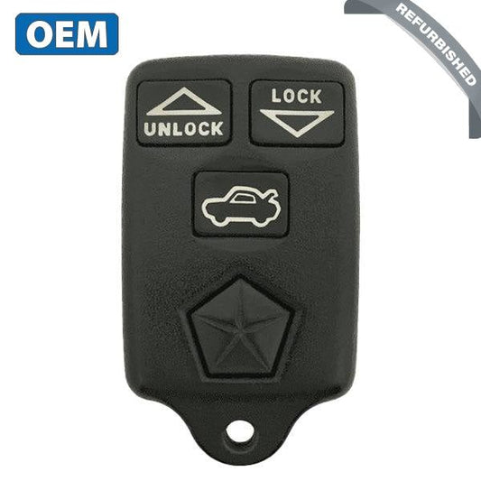 1991-1997 Chrysler Dodge / 3-Button Keyless Entry Remote Pn: 04469341 Gq43Vt5T (Oem Refurb)