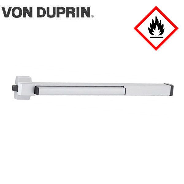 Von Duprin - 22EOF - Rim Exit Device - Exit Only - No Trim - Aluminum Finish - 3 Foot - Fire Rated - UHS Hardware