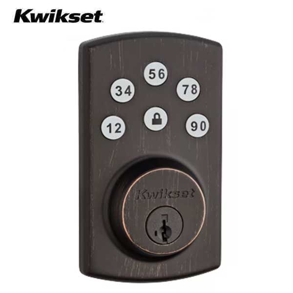 Kwikset - Powerbolt2 Electronic Deadbolt with Balboa Lever - US11P - Venetian Bronze - UHS Hardware