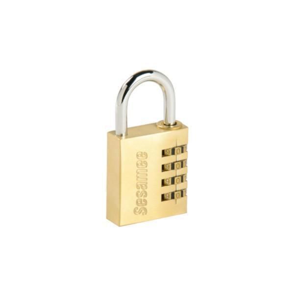 CCL Sesamee DIY / 4-Dial 16540 Combination Padlock / 40mm / Gold - UHS Hardware