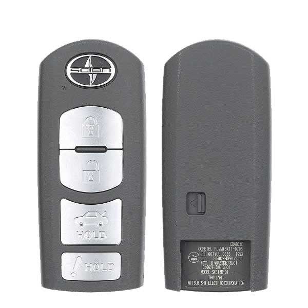 2016 Scion iA / 4-Button Smart Key / PN: 89904-WB003  / WAZSKE13D01 (OEM Refurb) - UHS Hardware