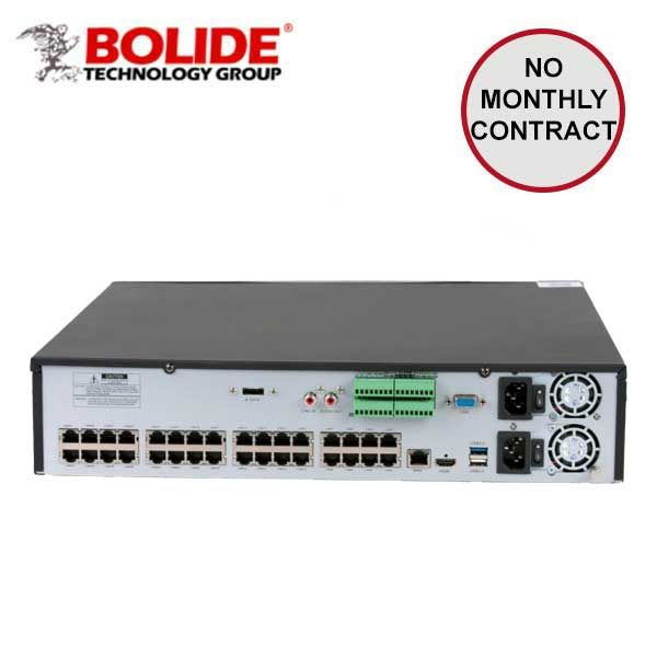 Bolide / 32 Channel / 8MP / 4K / NVR / 8 SATA / 64TB HDD / 32 Port POE / NVR-32NXPOE - UHS Hardware