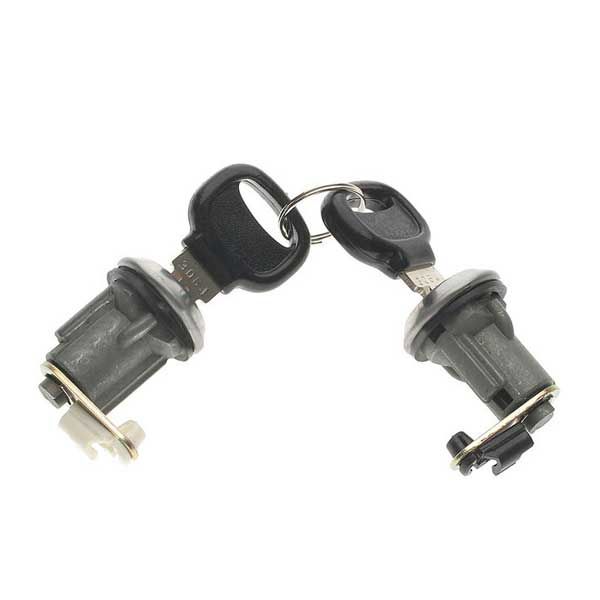 1972-1993 Mazda / MZ16 / X26 / X131 / Driver & Passenger / Door Lock Cylinder Pair / Coded / Chrome / DP-20-101 (ASP) - UHS Hardware