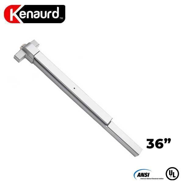 Heavy Duty Panic Bar - Exit Device - Grade 1 - Aluminum Finish - 36" - UHS Hardware