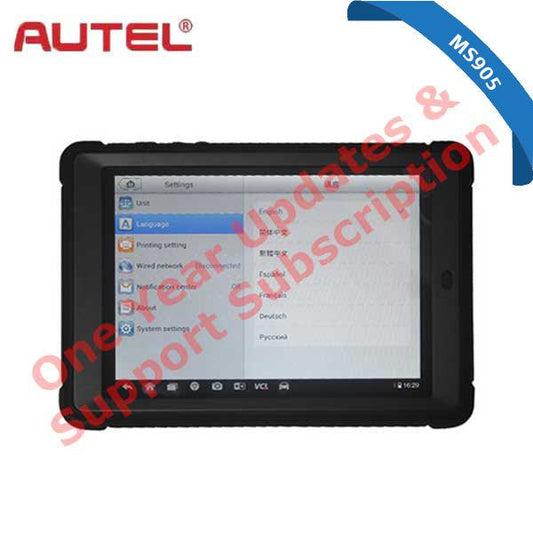 Autel - MaxiSYS Mini MS905 - Advanced Smart Diagnostic Tool - Updates & Support Sub - 1 YEAR - UHS Hardware