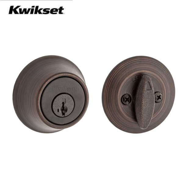 Kwikset - 660 - Residential Deadbolt - Single Cylinder  - Venetian Bronze - SmartKey Technology -Grade 3 - UHS Hardware