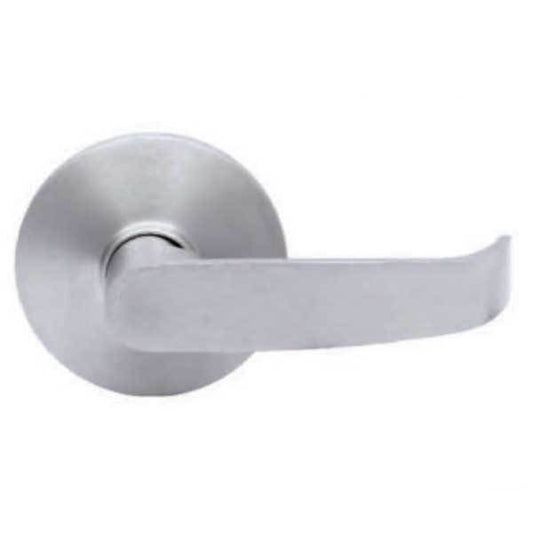 TownSteel - ED8900LQ - Sectional Lever Trim - Passage - LQ Curved Lever - Non-Handed - Compatible with Mortise Exit Device - Satin Chrome - Grade 1 - UHS Hardware