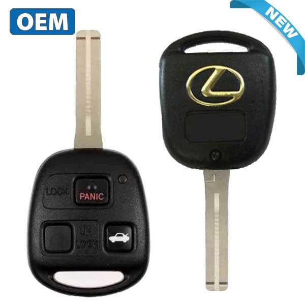 2001-2008 Lexus Es330 Ls430 / 3-Button Remote Head Key Pn: 89070-33751 Hyq12Bbt (Oem)