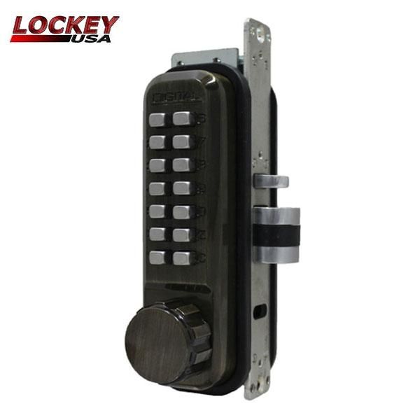Lockey - 2930-DC - Narrow-Stile Mechanical Keypad Keyless Knob - Passage - Double Combination - UHS Hardware