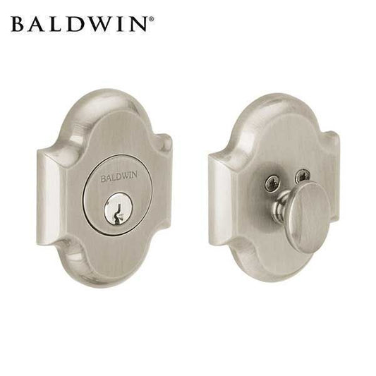 Baldwin Estate Arched Deadbolt - 8252.150 - Singl Cyl - 150 - Satin Nickel - Grade 1 - UHS Hardware