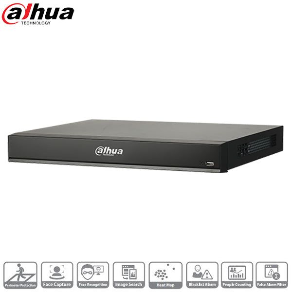 Dahua / 16-Channel / 4K / PoE NVR / 2 SATA / 4TB HDD / DH-NVR5216-16P-I 4TB - UHS Hardware