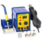 Complete Soldering Kit / LED Digital / 2 in 1 Hot Air Rework Station / 110V (BK-878L) - UHS Hardware