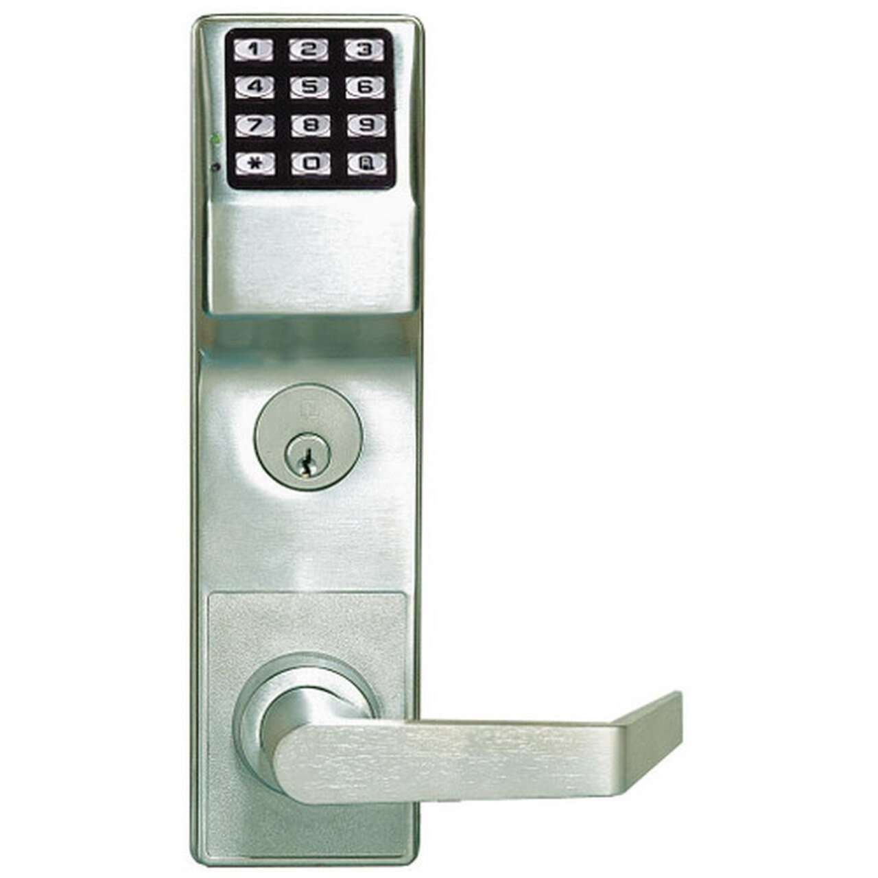 Trilogy DL6500CRL Classroom Mortise Networx Lever Lock / w/ Audit Trail / Satin Chrome / 26D / Left/Right Handed(Alarm Lock) - UHS Hardware