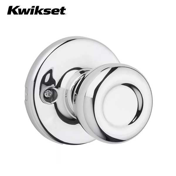 Kwikset - 200T - Tylo Knob - Round Rose - Passage - 26 - Polished Chrome - Grade 3 - UHS Hardware