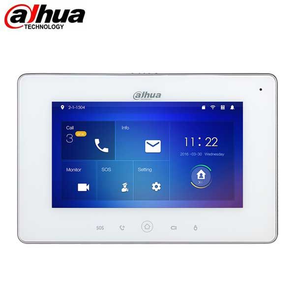 Dahua / WiFi / Color Indoor Monitor / 7-inch Touchscreen / White / 5 Year Warranty / DH-VTH5221DW-S - UHS Hardware