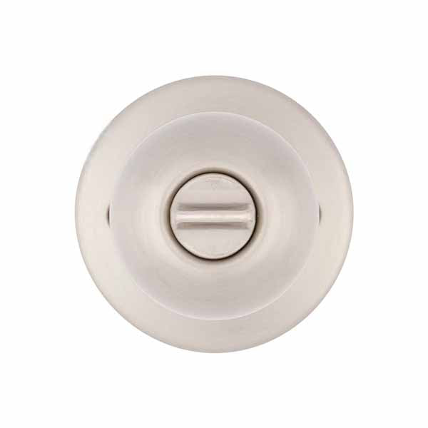 Kwikset - 400 - Polo Knob - Round Rose - 15 - Satin Nickel - Entrance - SC1 Schlage - SmartKey Technology - Grade 3 - UHS Hardware