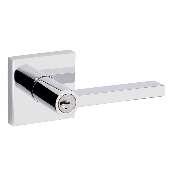 Kwikset - 156 - Halifax Lever - Square Rose - 26 - Entrance - SmartKey Technology - Grade 2 - UHS Hardware