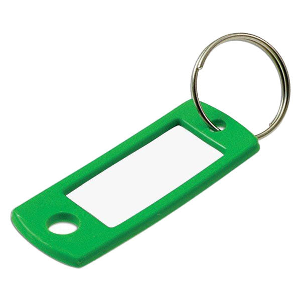 LuckyLine - 16940 - Key Tag with Ring - Green - UHS Hardware